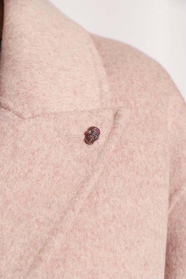 Pink 'Mady' single-breasted coat Zadig & Voltaire